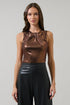 Rina Metallic Enid Sleeveless Top